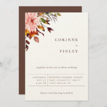 Rustic Autumn Bouquet Wedding