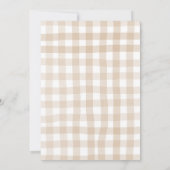 Rustic Autumn Burgundy Floral Friendsgiving Dinner Kaart (Achterkant)