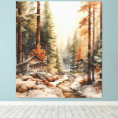 Rustic Autumn Canvas Afdruk (Insitu (Houten vloer))