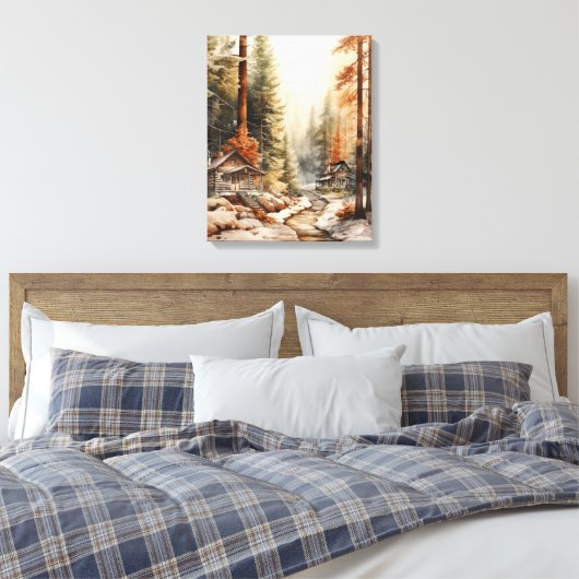Rustic Autumn Canvas Afdruk (Insitu (Slaapkamer))