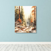 Rustic Autumn Canvas Afdruk (Insitu (Houten vloer))