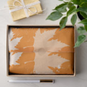 Rustic Autumn Fall Leaves Pattern Tissuepapier (Geschenk)