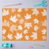 Rustic Autumn Fall Leaves Pattern Tissuepapier (Craft)