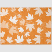 Rustic Autumn Fall Leaves Pattern Tissuepapier (Voorkant)