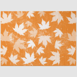 Rustic Autumn Fall Leaves Pattern Tissuepapier