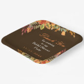 Rustic Autumn Fall verlaat Vrijgezellenfeest Papieren Bordje (Gebogen)