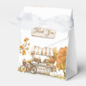 Rustic Autumn Farmers Market Baby shower Bedankdoosjes (Voorkant Zijde)
