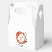 Rustic Autumn Floral Bedankdoosjes (Geopend)