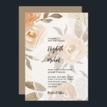 Rustic Autumn Floral QR Code Weddenschap Alle in é Kaart<br><div class="desc">De uitnodigingen van de bruiloft zijn voorzien van elegante waterverf herfst bloemen en bladeren en uw details in het karretje. Op de achterkant staat een QR-code waarmee je gasten je trouwwebsite kunnen scannen naar RSVP en voor meer informatie. Controleer uw bestelling tweemaal voordat u deze aan uw karretje toevoegt, want...</div>