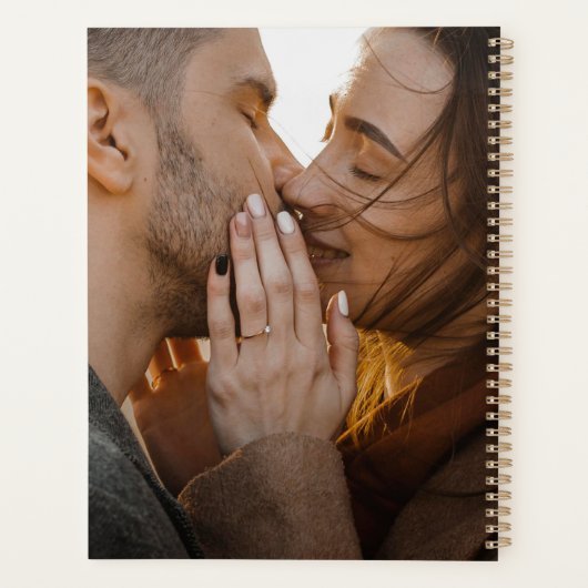 Rustic Autumn Floral Wedding Planner (Achterkant)