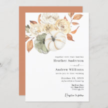 Rustic Autumn Foliage Wedding