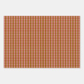 Rustic Autumn Geometric Pattern Inpakpapier Vel (Voorkant)