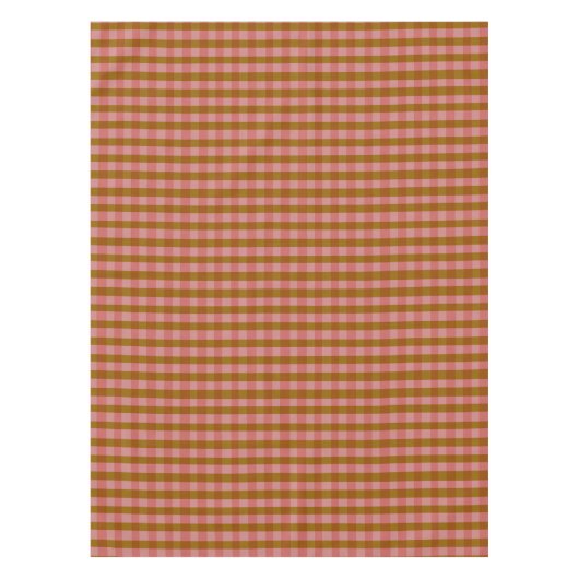 Rustic Autumn Geometric Pattern Tafelkleed (Voorkant)
