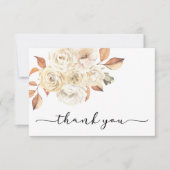 Rustic Autumn - Hartelijk dank Bedankkaart (Voorkant)