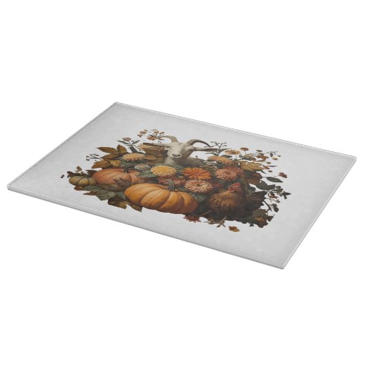 Rustic Autumn Harvest Snijplank (Hoek)