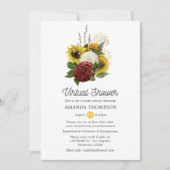 Rustic Autumn - Herfst Floral Virtual Vrijgezellen Kaart (Voorkant)