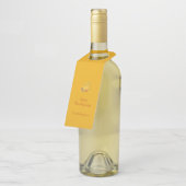 Rustic Autumn Herfst Pumpkin Thanksgiving kleur Flessenhanger (Schuin)