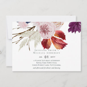 Rustic Autumn Herfst Pumpkins Figs Flowers Wedding