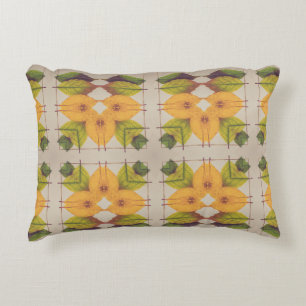 Rustic Autumn Leaves Accent Kussen