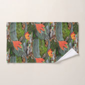 Rustic Autumn Leaves Bad Handdoek (Handdoek)