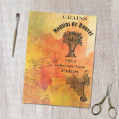 Rustic Autumn Leaves Harvest Time ontkoppeling Tissuepapier