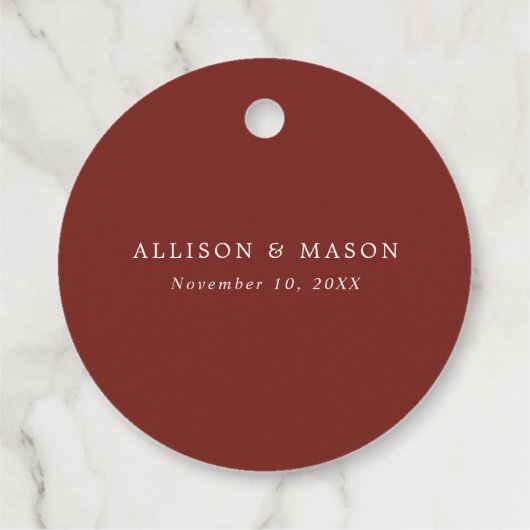 Rustic Autumn Leaves Herfst Wreath Wedding Bedankjes Labels (Achterkant)