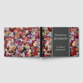 Rustic Autumn Leaves Pet Memorial Guest Book Gastenboek (Volledig)