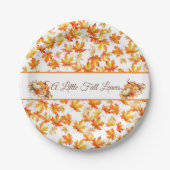 Rustic Autumn Papieren Bordje (Voorkant)