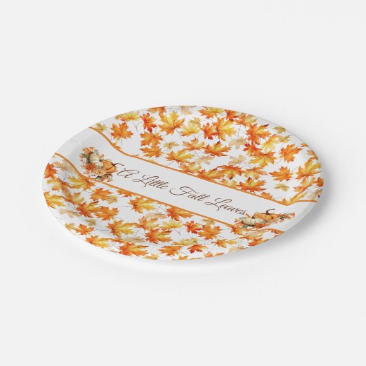 Rustic Autumn Papieren Bordje (Gekanteld)