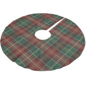Rustic Autumn Plaid Kerstboom Rok (Gekanteld)