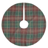 Rustic Autumn Plaid Kerstboom Rok (Voorkant)