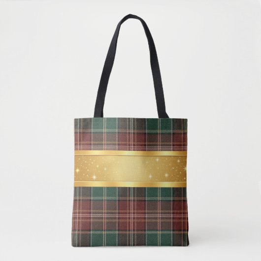 Rustic Autumn Plaid Tote Bag (Voorkant)