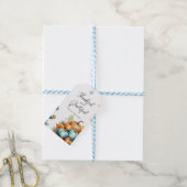 Rustic Autumn Pumpkin Thanksgiving Dinner Cadeaulabel (Met Touw)