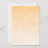 Rustic Autumn Pumpkin Thanksgiving Dinner Kaart (Achterkant)