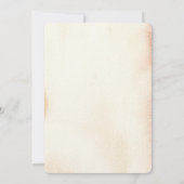 Rustic Autumn Pumpkins & Flowers Save The Date (Achterkant)