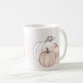 Rustic Autumn Pumpkins Koffiemok (Voorkant rechts)