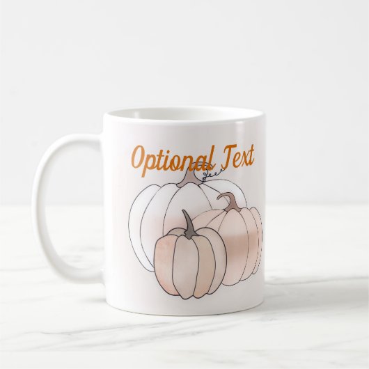 Rustic Autumn Pumpkins Koffiemok (Links)