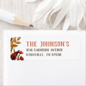 Rustic Autumn Return Address Label (Insitu)