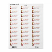 Rustic Autumn Return Address Label (Full Sheet)