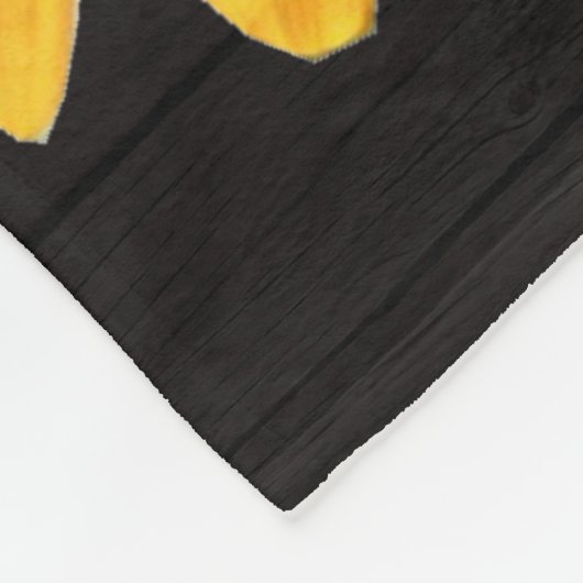 Rustic Autumn Sunflower Fleece Deken (Hoek)