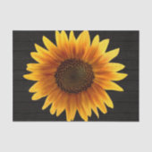 Rustic Autumn Sunflower Tissuepapier (Voorkant)