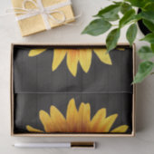 Rustic Autumn Sunflower Tissuepapier (Geschenk)
