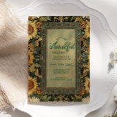 Rustic Autumn Thanksgiving Celebration Kaart