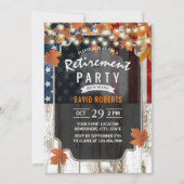 Rustic Autumn verliest VS militaire aflossing Kaart (Voorkant)