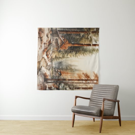 Rustic Autumn Wandkleed (In Situ (horizontaal))