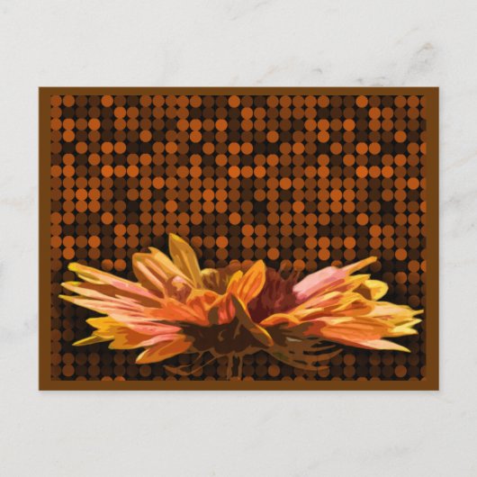 Rustic Autumn Wedding Save the Date Cards Herfst Aankondigingskaart (Voorkant)