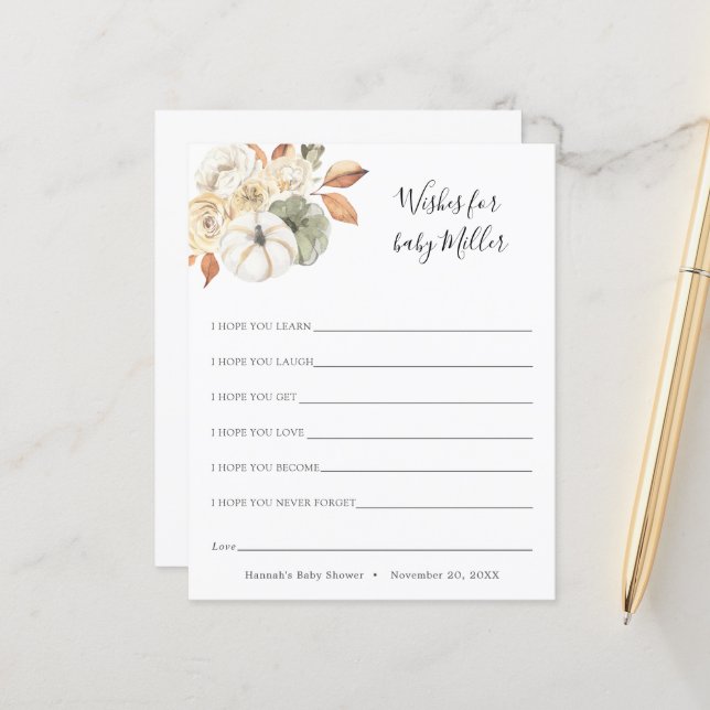 Rustic Autumn wil Baby (Voorkant / Achterkant in situ)