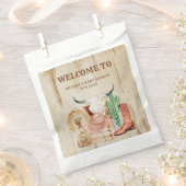 Rustic Baby Cowboy Shower Bedankzakje (Geknipt)