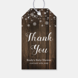 Rustic Baby Het is koud buiten het Baby shower van Cadeaulabel