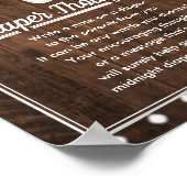 Rustic Baby is Baby shower voor het breken van het Poster (Hoek)